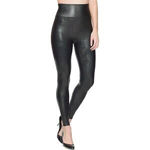 Spanx Women's‎ Faux Leather Leggings Black Size Medium